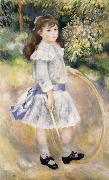 Pierre Renoir Girl with a Hoop china oil painting artist